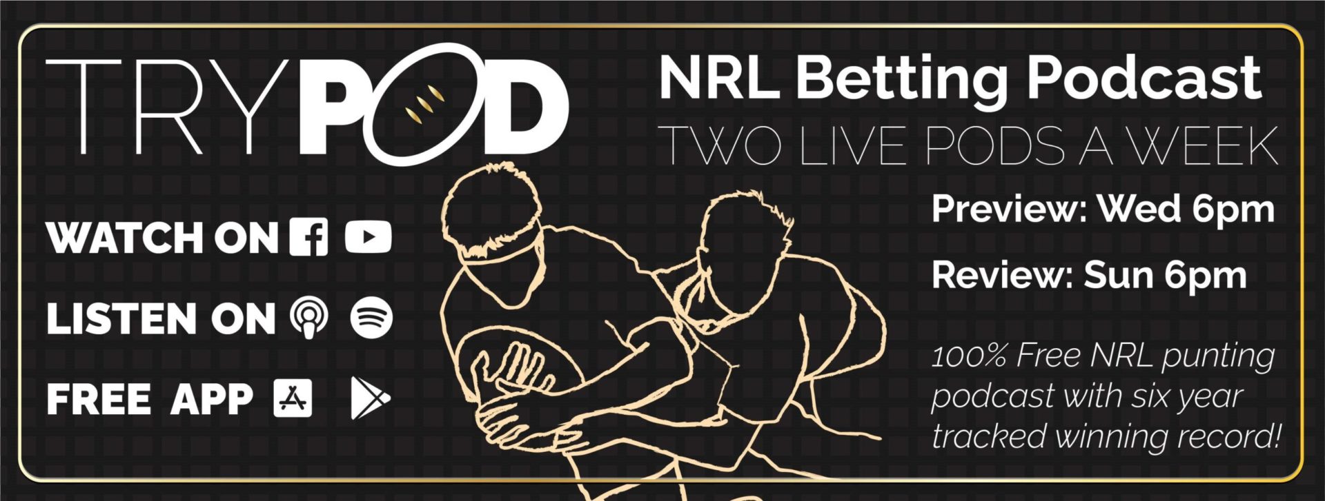Free NRL Bets Betting & Tips Podcast