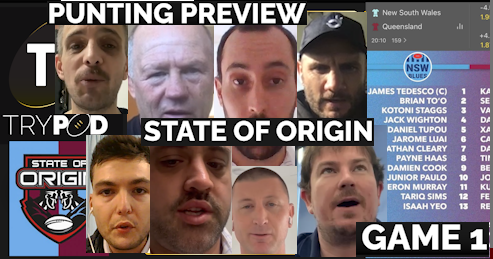 🎭 🏈State of Origin – Game 1🏈🎭 Punting Preview💰